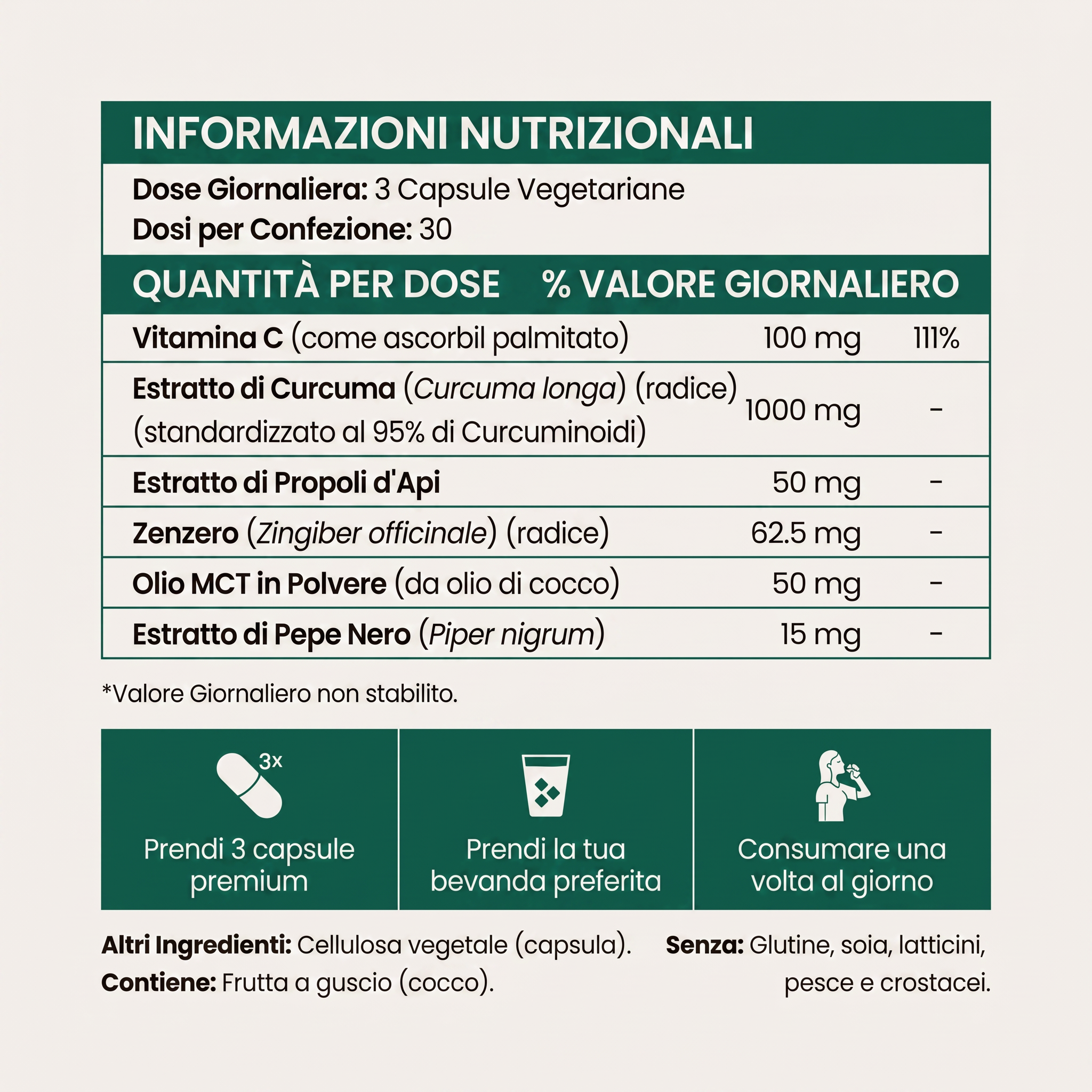 Ritrova Mobilità e Benessere Articolare - Curcuma (1000mg)